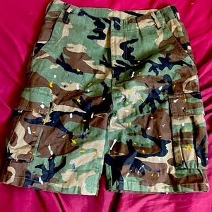 Army fatigue comfortable shorts